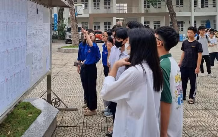 Tuyển sinh tràn tuyến kéo điểm chuẩn lớp 10 một trường tăng tới 15 điểm Tuyển sinh tràn tuyến kéo điểm chuẩn lớp 10 một trường tăng tới 15 điểm
