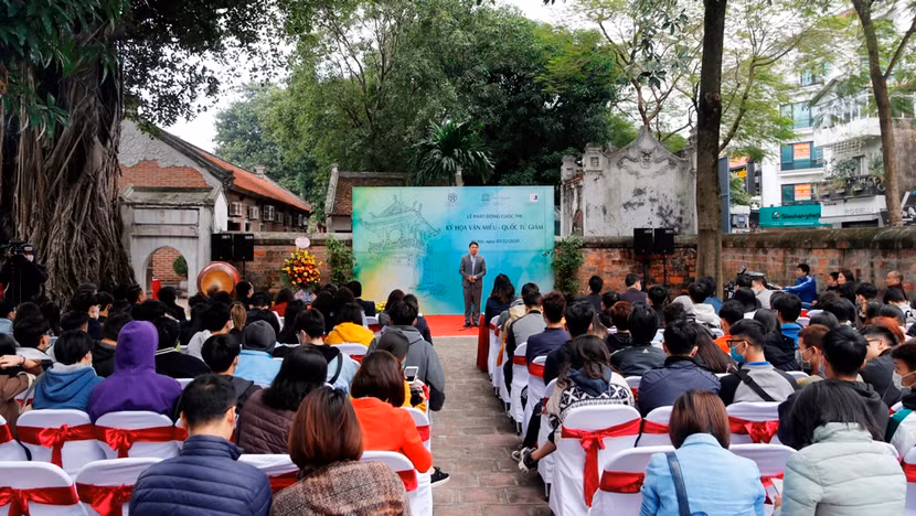 Lễ phát động cuộc thi Ký họa Văn Miếu