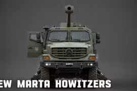 Ukraine nhận tới 200 pháo tự hành Marta trên khung gầm Zetros vào năm 2027