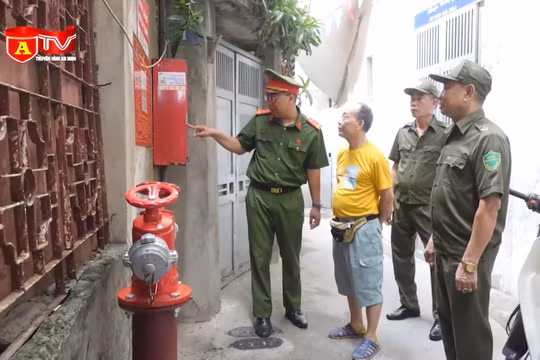 Chủ động phòng cháy tại các ngõ nhỏ, ngõ sâu