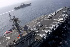 Tàu sân bay USS Abraham Lincoln áp sát Trung Đông, Mỹ tiếp tục siết chặt phong tỏa Iran trên biển