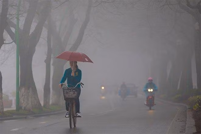 Bắc bộ tiếp tục m,ưa phùn, nồm ẩm