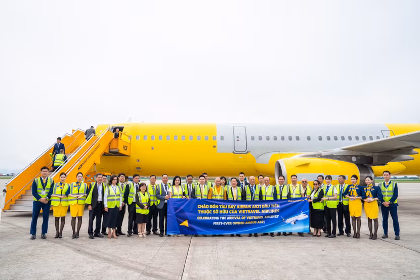 Với sự tham gia của tân binh này, đội bay của Vietravel Airlines hiện có 2 chiếc Với sự tham gia của tân binh này, đội bay của Vietravel Airlines hiện có 2 chiếc