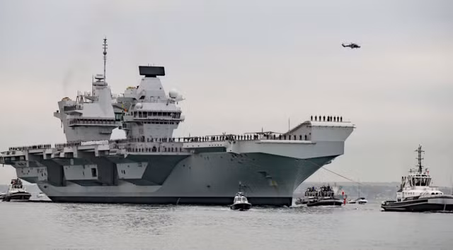 Tàu sân bay HMS Queen Elizabeth của Anh