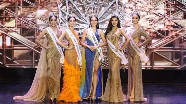 Một trong các bức ảnh được đăng trên trang Facebook của cuộc thi Miss Grand Samut Sakhon 2021