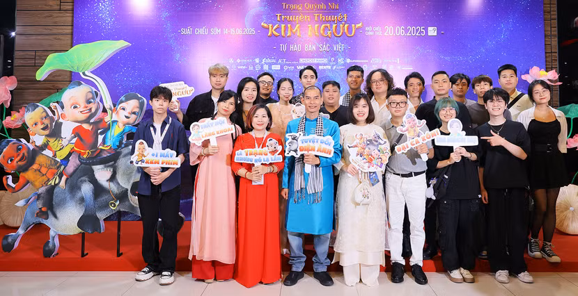 Đoàn phim “Trạng Quỳnh nhí: Truyền thuyết Kim Ngưu” ra mắt tối 12-6 tại Hà Nội