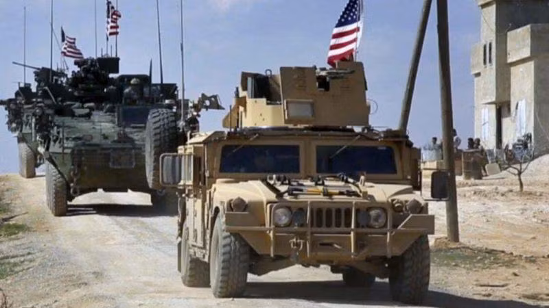 Xe quân sự Mỹ ở Syria Xe quân sự Mỹ ở Syria