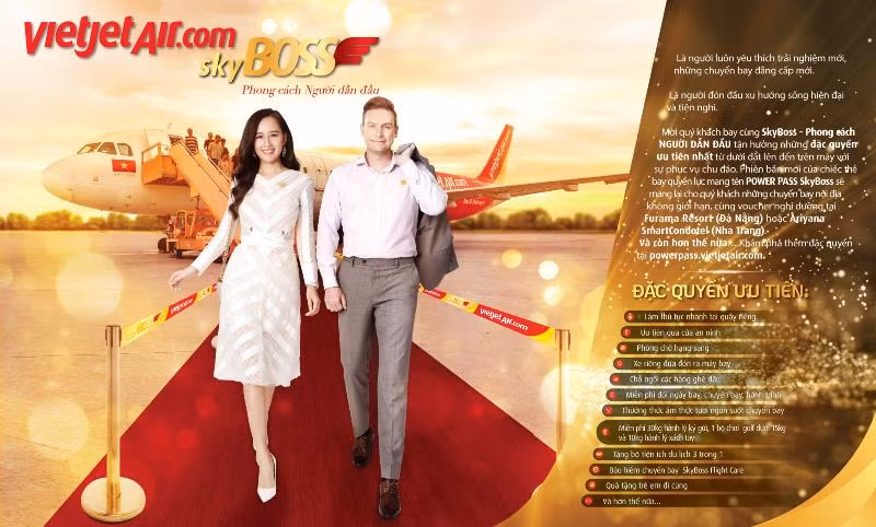 Vietjet vừa nâng cấp hạng vé Skyboss