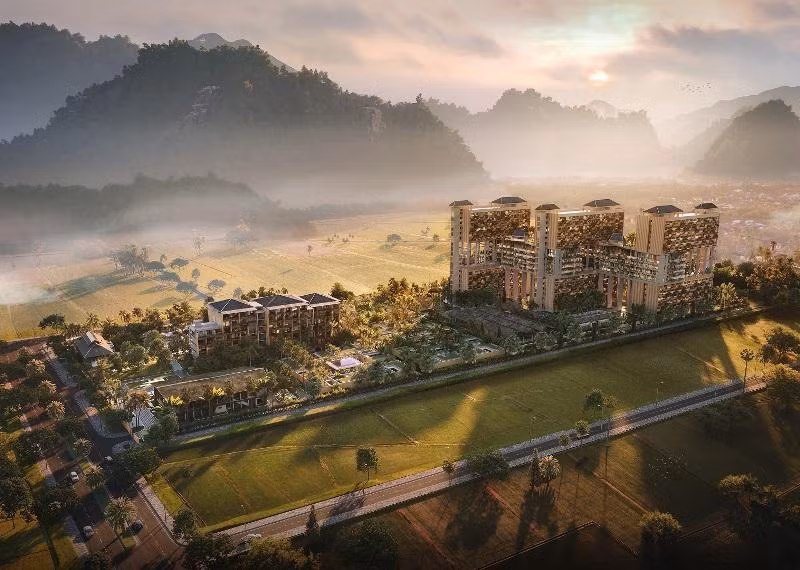 Tổ hợp dự án Apec Mandala Sky Villas Kim Bôi chưa được tỉnh Hòa Bình cho phép xây dựng, bán đất động sản, người đầu tư cần cẩn trọng