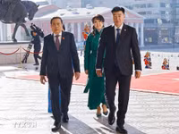 Lễ đón Chủ tịch Quốc hội Trần Thanh Mẫn và Phu nhân thăm chính thức Mông Cổ