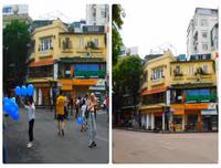 [Ảnh] Lạ trước hình ảnh so sánh Hà Nội trước và trong ngày nghỉ lễ