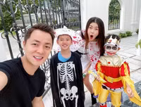 [ẢNH] Dàn sao và gia đình tưng bừng hóa trang độc đáo dịp Halloween