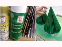 [Ảnh] Tự làm cây thông Noel cực ấn tượng từ vật liệu đơn giản (2)