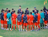 Hình ảnh U23 Việt Nam trước trận đại chiến với Thái Lan