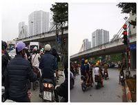 [Ảnh] Lạ trước hình ảnh so sánh Hà Nội trước và trong ngày nghỉ lễ