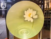 Chiêm ngưỡng những bức vẽ hoa sen độc đáo trong triển lãm mừng Đại lễ Vesak 2019