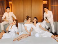 [ẢNH] Trai xinh gái đẹp showbiz hội tụ trong đám cưới 