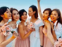 [ẢNH] Trai xinh gái đẹp showbiz hội tụ trong đám cưới 