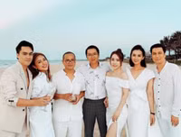 [ẢNH] Trai xinh gái đẹp showbiz hội tụ trong đám cưới 