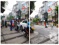 [Ảnh] Lạ trước hình ảnh so sánh Hà Nội trước và trong ngày nghỉ lễ
