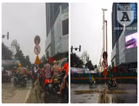[Ảnh] Lạ trước hình ảnh so sánh Hà Nội trước và trong ngày nghỉ lễ