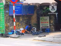 [Ảnh] Hà Nội: Những phận người nhọc nhằn mưu sinh trong dịp nghỉ lễ