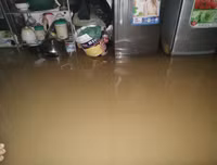Thái Nguyên ngập lụt kỷ lục, ô tô 