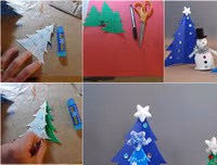 [Ảnh] Tự làm cây thông Noel cực ấn tượng từ vật liệu đơn giản (2)