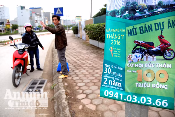 Chung cư, biêt thự đua nhau "trèo" cột điện mời gọi người mua ảnh 7