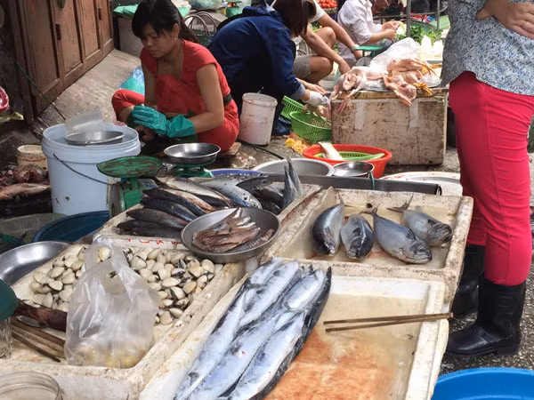 Người Hà Nội tiêu thụ hải sản bình thường ảnh 1