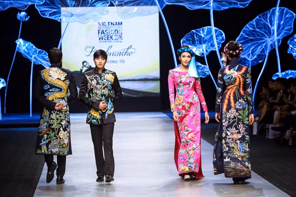 Lương Thế Thành - Thuý Diễm tái hiện "đám cưới" trên sàn catwalk ảnh 3