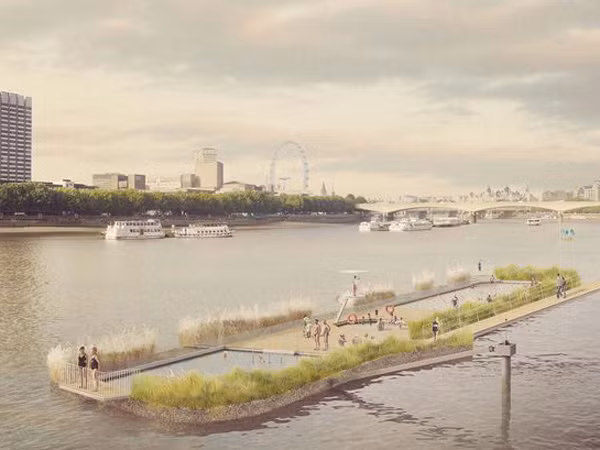 Dự án xây bể bơi 10 triệu bảng Anh giữa lòng sông Thames ảnh 1