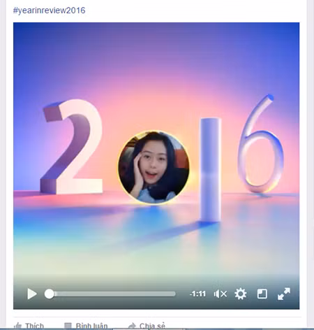 Người dùng Facebook ở Việt Nam đua nhau "Nhìn lại một năm" ảnh 1