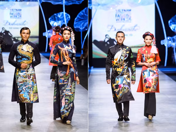 Lương Thế Thành - Thuý Diễm tái hiện "đám cưới" trên sàn catwalk ảnh 2