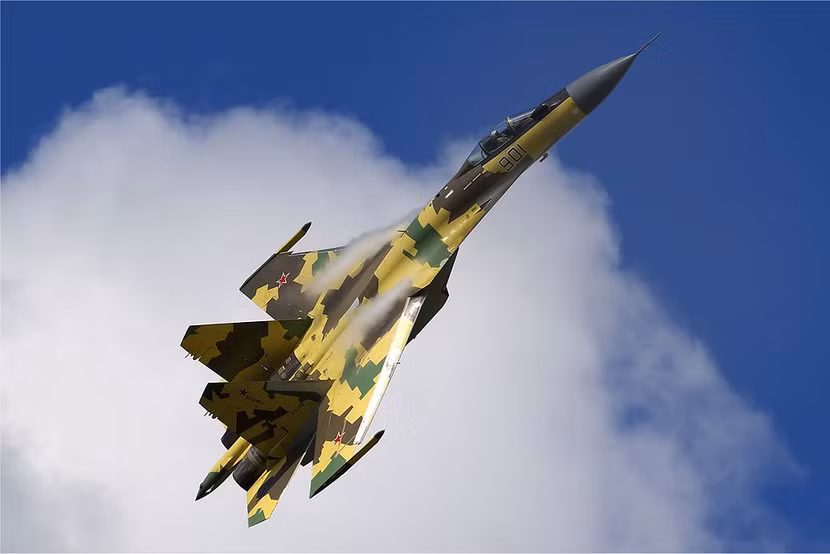 Lần đầu tiên Nga điều tiêm kích Su-35S thực chiến tại Syria ảnh 1