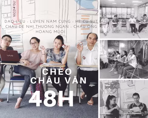Các bạn trẻ chuyển từ rock sang... chèo ảnh 1