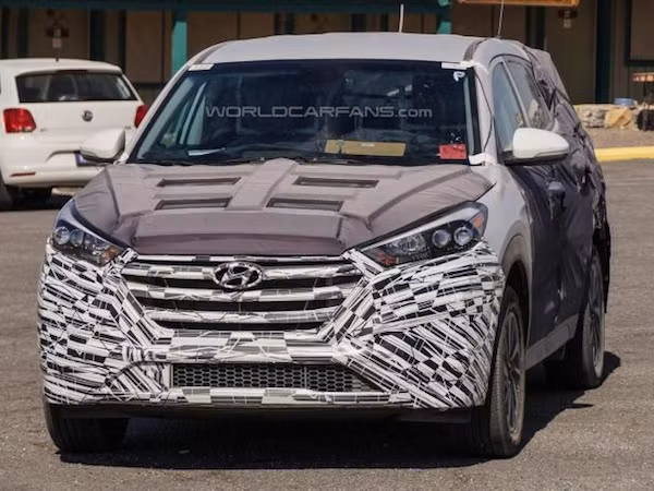 Hyundai Tucson thế hệ mới lộ ảnh trên đường chạy thử ảnh 1