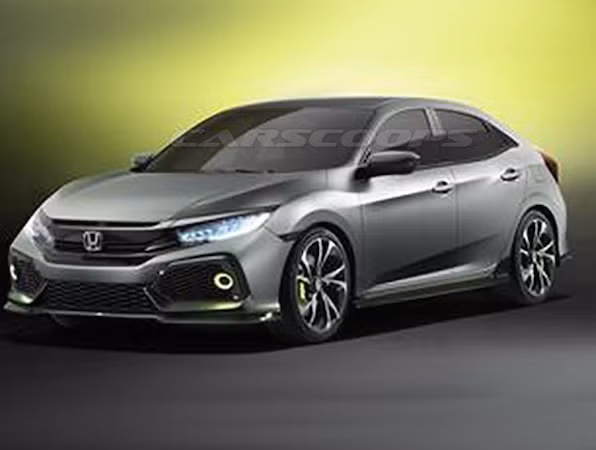 Honda Civic hatchback concept lộ ảnh "nóng" trước giờ ra mắt ảnh 1