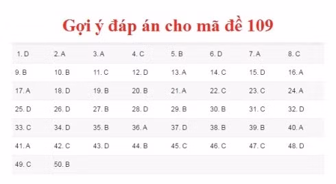Gợi ý đáp án môn Toán kỳ thi THPT Quốc gia 2017 ảnh 9