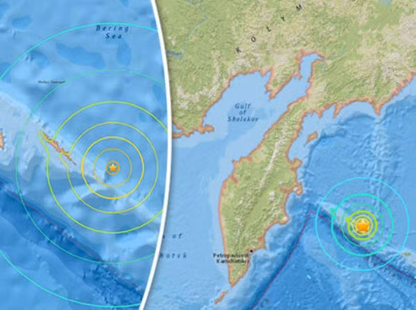 Động đất mạnh 7,8 độ richter ở vùng Kamchatka của Nga, cảnh báo sóng thần ảnh 1