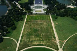 Ông Trump đổ lỗi 'kẻ phá hoại' khiến bãi cỏ National Mall tan hoang