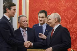 Đặc phái viên Mỹ thảo luận với Tổng thống Putin về kế hoạch chấm dứt xung đột Ukraine