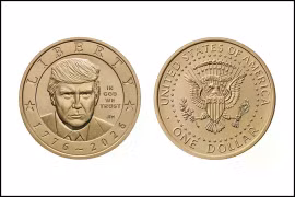 Mỹ đúc đồng xu 1 USD khắc hình Tổng thống Donald Trump bất chấp tranh cãi pháp lý