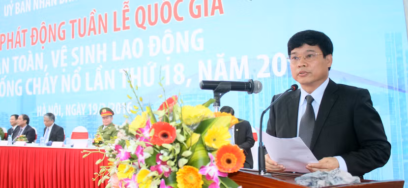 Phát động Tuần lễ quốc gia an toàn vệ sinh lao động, phòng chống cháy nổ 2016 ảnh 1