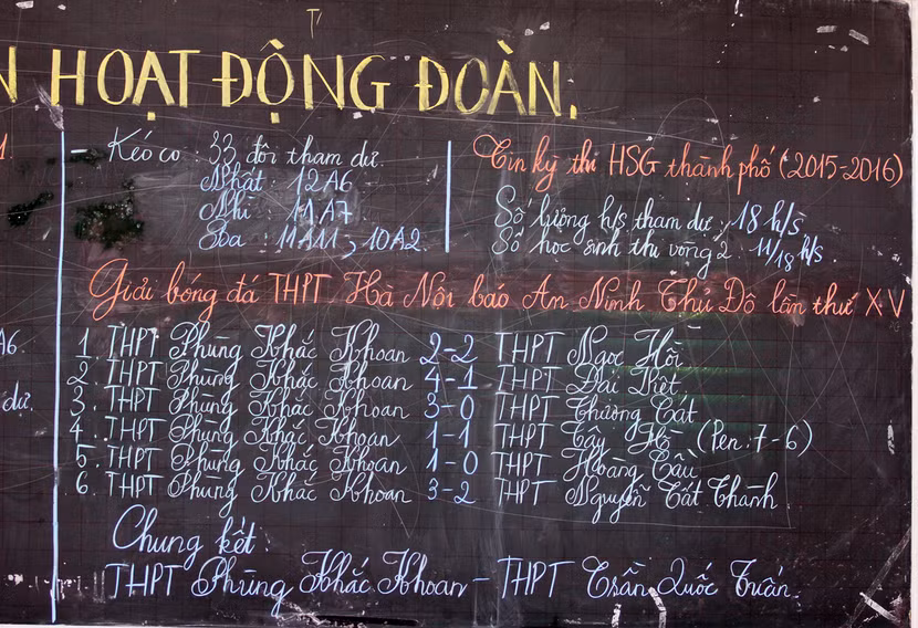 Tưng bừng xuất quân dự chung kết giải bóng đá học sinh THPT Hà Nội 2015 ảnh 14
