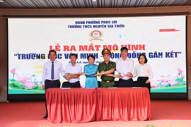 Ra mắt Mô hình "Trường học văn minh - cộng đồng gắn kết"
