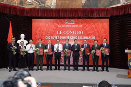 ĐHQG Hà Nội kiện toàn nhân sự lãnh đạo các đơn vị